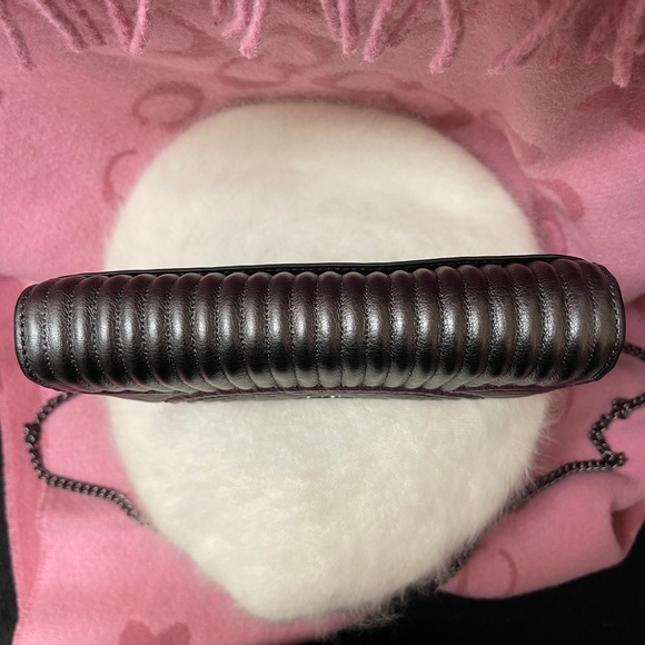 Coach Callie Foldover Chain Clutch | Graphite Mult - Picture 9 of 12